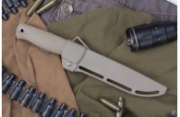 Нож Otus (Отус) Blackwash песочный 