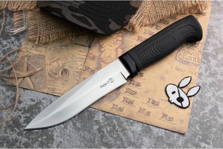 Нож Амур-2 AUS-8 эластрон 