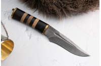 Нож Снегирь дамасск наборная рукоять 