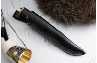 Нож Снегирь дамасск наборная рукоять 