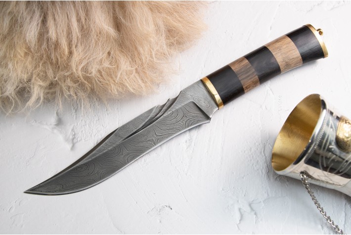 Нож Сокол дамасск наборная рукоять 