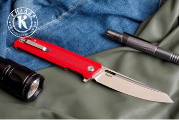Нож складной Rapid Рапид D2 G10 плашки красные