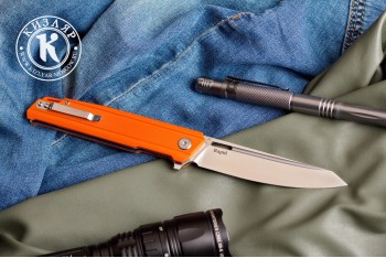 Нож складной Rapid Рапид D2 G10 плашки оранжевые
