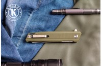 Нож складной Rapid Рапид D2 G10 плашки зеленые 