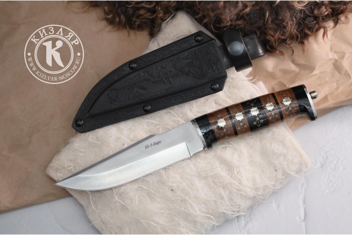 Нож Ш-5 барс AUS-8 унцкульская насечка 