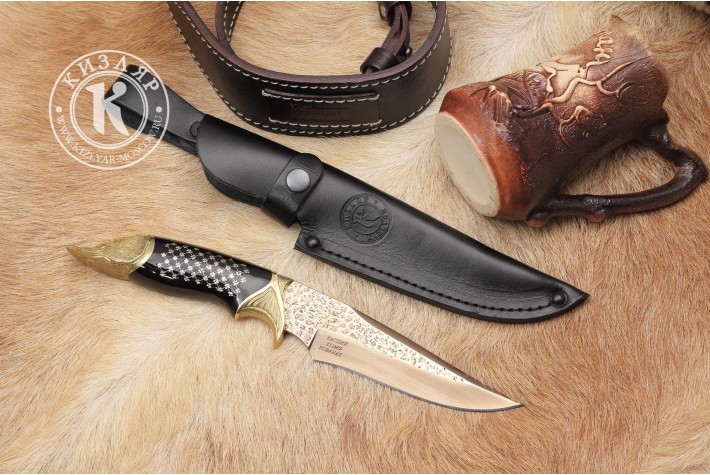 Нож Каспий Х12МФ унцукульская насечка 