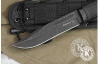 Нож Колыма-1 AUS-8 стоунвошь черный MOLLE black 