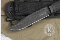 Нож Колыма-1 AUS-8 стоунвошь черный MOLLE black 