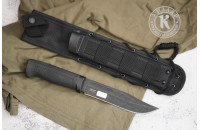 Нож Колыма-1 AUS-8 стоунвошь черный MOLLE black 