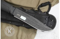 Нож Колыма-1 AUS-8 стоунвошь черный MOLLE black 
