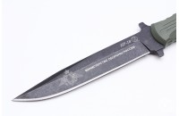 Нож НР-18 с символикой Министерства обороны AUS-8 эластрон олива 