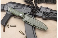 Нож НР-18 AUS-8 эластрон олива 