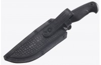 Нож Фазан AUS-8 стоунвош черный эластрон 