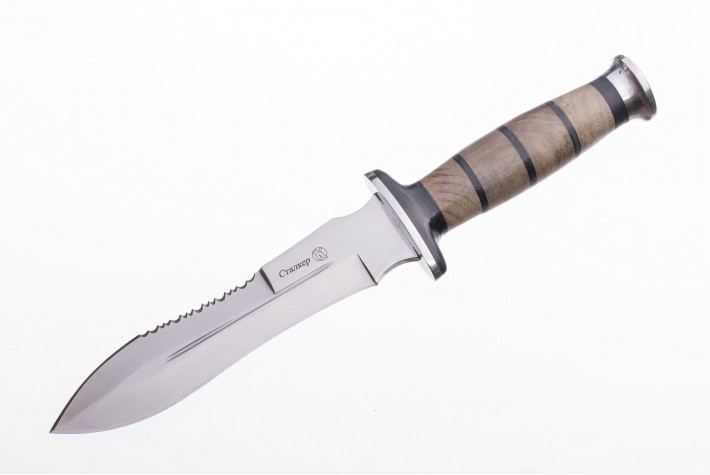 Нож Сталкер AUS-8 наборная рукоять 