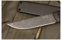 Нож Руз D2 стоунвош черный эластрон 