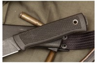 Нож Руз D2 стоунвош черный эластрон 