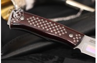 Нож Стриж AUS-8 унцукульская насечка 