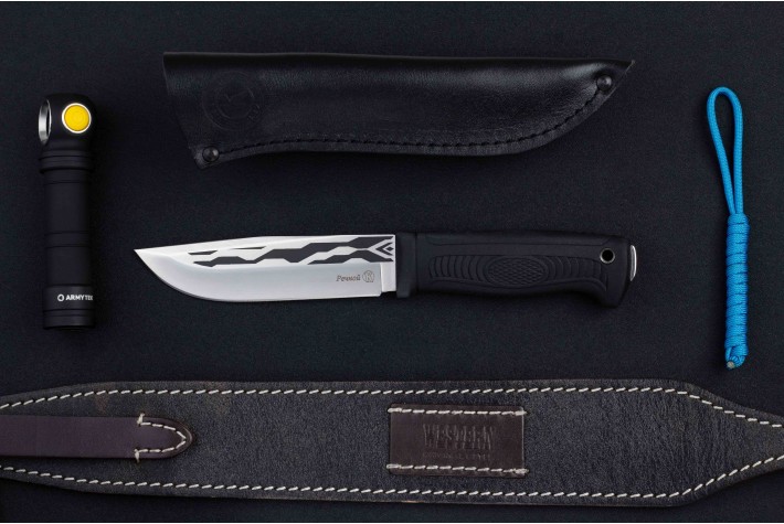 Нож Речной - полированный D2 