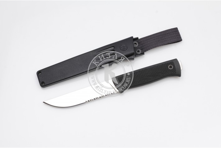 Нож Руз AUS-8 серрейтор эластрон 