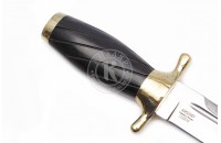 Нож Самсонов 110х18 граб латунь 