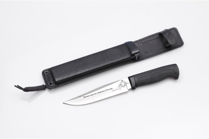 Нож Енисей-2 с символикой Мин. обороны 