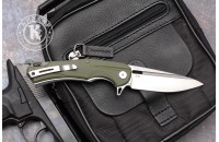 Нож складной А 01 D2 G10 зеленый 