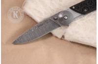 Нож складной Байкер-1 дамасск резная рукоять 