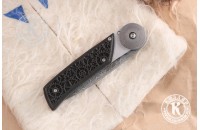 Нож складной Байкер-1 дамасск резная рукоять 