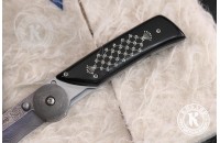 Лимитированный Нож НСК Байкер-1 дамасск унцукульская насечка 