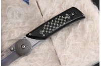 Лимитированный Нож НСК Байкер-1 дамасск унцукульская насечка 