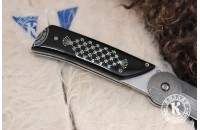 Лимитированный Нож НСК Байкер-1 дамасск унцукульская насечка 