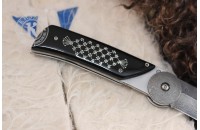 Лимитированный Нож НСК Байкер-1 дамасск унцукульская насечка 