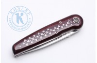 Нож НСК Байкер-2 AUS-8 унцукульская насечка 