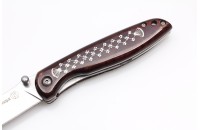 Нож НСК Куница AUS-8 унцукульская насечка 