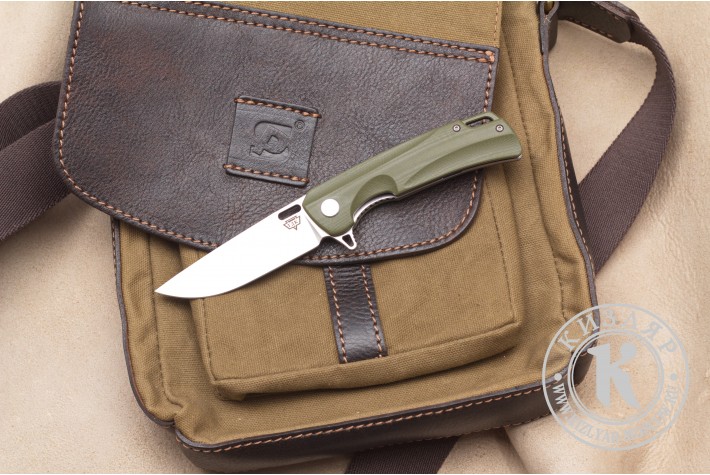 Нож складной Нус D2 G10 олива 