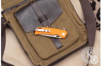 Нож складной Нус D2 G10 оранжевый 