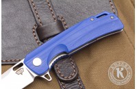 Нож складной Нус D2 G10 синий 
