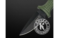 Нож Страж AUS-8 хаки эластрон 