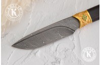 Нож Сулак дамасск художественное литье 