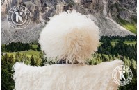 Папаха кавказская овечья белая 