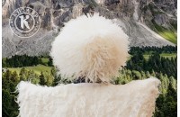 Папаха кавказская овечья белая 