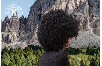 Папаха кавказская козья черная 