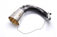 Рог тура - мельхиор 