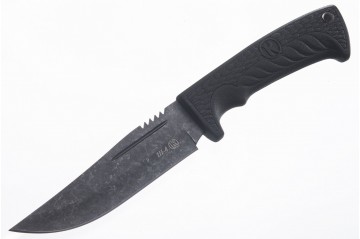 Нож Ш-4 12C27 Sandvik стоунвош черный эластрон