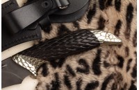 Нож Змея дамасск художественное литье 