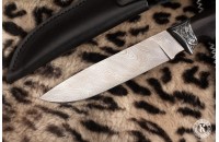 Нож Стерх-2 (Пантера) дамасск художественнное литье 